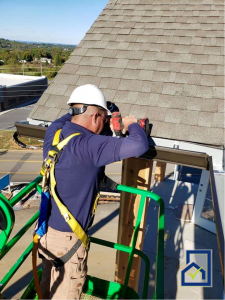 installing K style gutters